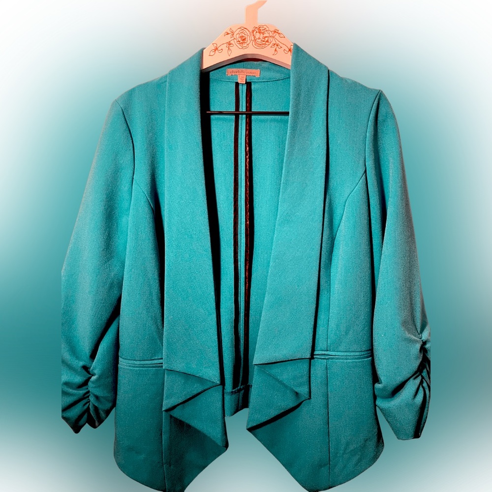 GUC CHARLOTTE RUSSE Bright Teal Blazer